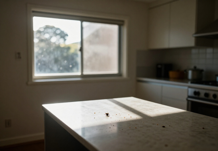 Cockroach infestation in a Zetland commercial kitchen